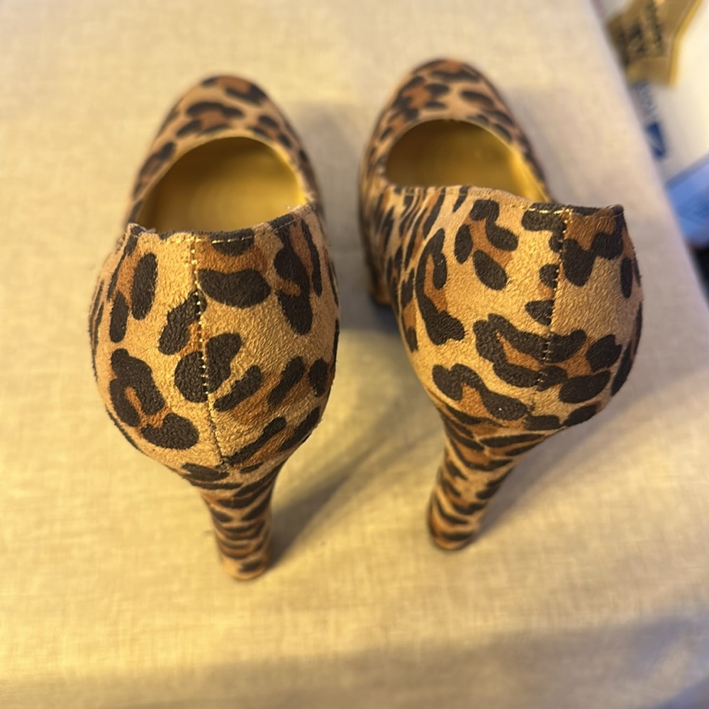 Leopard platform high heels - Picture 5 of 5